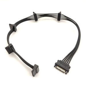 SATA power supply 5 divergence cable 5x SATA power supply splitter length 55 centimeter SATA power supply cable 