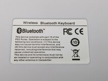 0602u2720　ワイヤレス キーボード bluetooth キーボード 静音 充電式 薄型 軽量 2.4G+bluetooth レシーバー付属_画像5