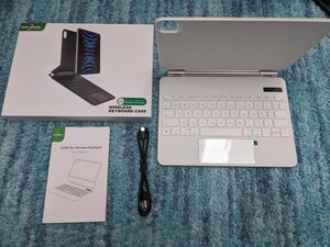 0602u2730　マジックキーボード GOOJODOQ トラックパッド付キーボード ケース 磁気吸着ケース