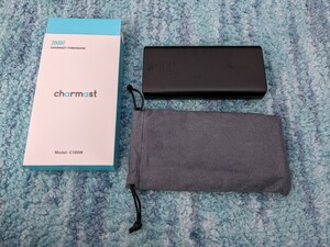 0602u2801　Charmast モバイルバッテリー 20000mAh 大容量 87.6Wh 100W出力 PD3.0/QC4.0急速充電