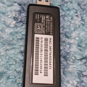 0602u1727 エレコム WiFi 無線LAN 子機 Ｗifi6 1201Mbps+574Mbps 5GHz 2.4GHz USB3.0 USB-A 11ax/ac/n/g/b/a 延長ケーブル付き(13cm)の画像3