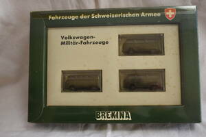 BREKINA Nr.90080 Fahrzeuge der Sdchweizerischen Armee (スイス国防軍) 3台セット　外箱汚れあり