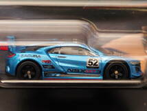 ホットウィール HONDA NSX ACURA GT3 青 メタリック カラー ホンダ NSXミニカー GT カー 仕様 WORKS RealRiders HOT WheeL_画像10