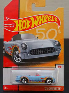 Hot Wheels s 55 CHEVROLET CORVETTE C1 FLAMS コルベット ミニカー Walmart 限定 LIMITED ART WORK パッケージ HOT ROD ホットウィール