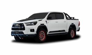 トヨタ GUN125系 ハイラックス GUN125 (2021.10-) ROWEN ローエン 125 HILUX GR SPORT フルエアロ4点セット FRP製 未塗装品　