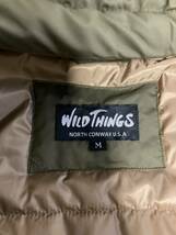 ワイルドシングス 中綿ジャケット メンズ WILD THINGS BELAY JACKET ビレイジャケット オリーブ Mサイズ_画像3