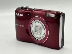 ★極上品★ ニコン NIKON COOLPIX L26 レッド 赤 ★メモリーカード付★ #854 #4020 #mb72