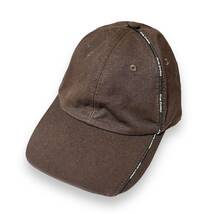 Acne studios logo piping cap アクネステュディオス ロゴパイピング キャップ 茶 fn-ux-hats000054 59cm _画像1