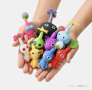 1円 Nintendo ピクミン マスコット PIKMIN 9種類セット 限定 紫 青 黄 赤 白 岩 氷 羽 ヒカリ ボールチェーン 任天堂ストア ニンテンドー 