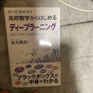 高校数学からはじめるディープラーニング　初歩からわかる人工知能が働くしくみ （ブルーバックス　Ｂ－２１３３） 金丸隆志／著