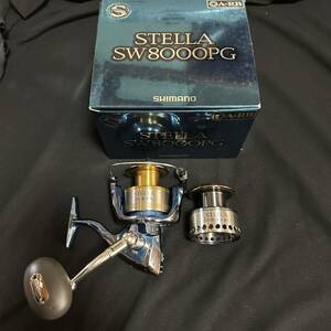 美品　シマノ　01ステラsw 8000PG STELLA SHIMANO ジギング キャスティング　GT カーペンター　MCワークス　ブリ　ヒラマサ　