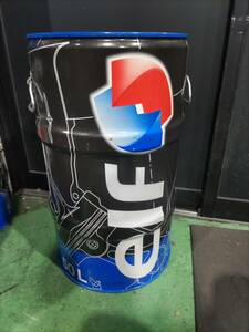 エルフ elf ガソリン空缶　携行缶 ドラム缶 50L　