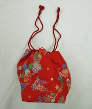 inagoya☆難あり商品のためお買い得☆【女の子用・草履巾着セット】中古 七五三 お祝い x9499zb_画像5