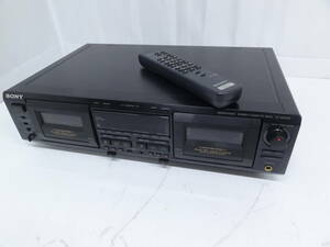 〈SONY〉　ステレオカセットデッキ　TC-WE725　JUNK