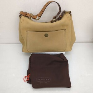 COACH コーチ レザー ショルダーバッグ 10138 保存袋付き W 30cm H 22cm D10cm ストラップ最長 60cm 調整可