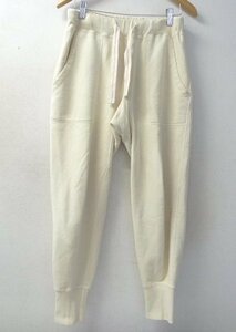 * hole Chrono -mANACHRONORM good quality sweat pants size 00 eggshell white series 
