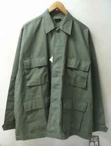 ◆ROTHCO ロスコ 新品 XL タグ付き B.D.U BDU リップストップ ミリタリーシャツ カーキ　サイズXL 軍物