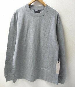 ◆FOG ESSENTIALS エッセンシャルズ 新品タグ付き リフレクタ―　ロゴ ロンT Tシャツ　長袖 グレー サイズM FOG FEAR OF GOD