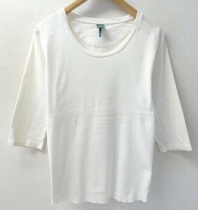 ◆nonnative ノンネイティブ クルーネック 7分袖 Tシャツ カットソー 白 サイズ1