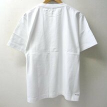 ◆uniform experiment fragment 新品タグ付き 23aw AUTHENTIC LOGO S/S WIDE TEE　ワッペン クルーネック Tシャツ 白 サイズ1 ue-232024_画像4