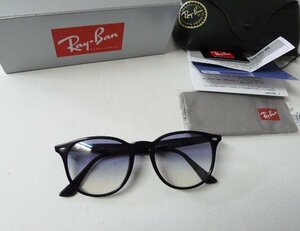 ◆国内正規 Ray-Ban レイバン 2023/12月購入 保証書付き 美品 RB4259-F 601/19 53□20 150 IN セルフレーム サングラス 黒 ムラスポ購入