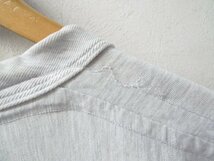 ◆YAMANE ヤマネ エヴィス ロゴプリント Tシャツ オートミール　ライト グレー サイズ38 薄汚れあり_画像4