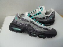 ◆NIKE AIR MAX 95 PRNT ナイキ エアマックス95 プリント ジェイド ブラック/クリア AQ0925-001 27.5cm 2018年製_画像5