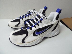 ◆NIKE 90s ナイキ 難あり AIR CONTRALL スニーカー 白×青 サイズ9.5　27.5cm 箱完備