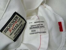 ◆ANACHRONORM アナクロノーム オックスフォード BD ポケット付き シャツ 白 サイズ01 日本製 美_画像4