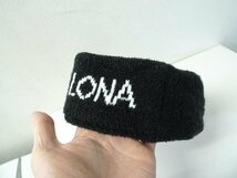 ◆MARK&LONA マークアンドロナ MLF-9C-FC19 ロゴデザイン ヘアバンド サンバイザー 帽子　キャップ 黒 サイズF_画像2