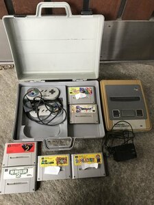 ★　【現状渡し　動作未確認】　まとめて　スーパーファミコン　スーファミ　ソフト　カセット　本体　ケース　ワギャンパラダイス　マリオ