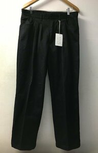 ◆アローズ購入 FARAH ファーラー 2023 タグ付き 美品 Two-tuck Wide Tapered Pants FR0202-M4009 テーパード チノパンツ サイズ34 黒系