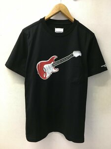 ◆TAKAHIRO MIYASHITA The Soloist 20ss 美 タカヒロミヤシタ ソロイスト ギタープリント ポケット付き Tシャツ 黒　サイズ46