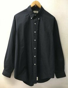 ◆SEDAN ALL-PURPOSE 21FW セダン オールパーパス Polyester Big BD Shirt. SD21F-SH02 BD シャツ NAVY サイズL 美