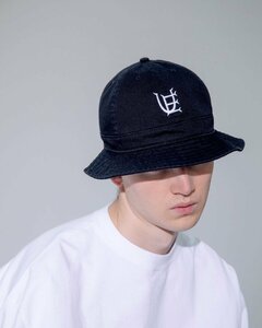 ◆uniform experiment fragment 23ss 新品完売 NEW ERA EXPLORER HAT ニューエラ ハット 帽子 キャップ 黒 UE-230055 サイズL/XL