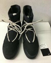 ◆国内正規 NIKE AIR FEAR OF GOD 1 ナイキ エア フィア オブ ゴッド FOG TRIPLE BLACK スニーカー US10 28cm 箱タグ他完備 AR4237-005_画像2