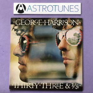 良盤 1976年 国内盤 ジョージ・ハリスン George Harrison LPレコード Thirty Three & 1/3 David Foster, Richard Tee