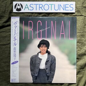 傷なし美盤 1986年 南野陽子 LPレコード ヴァージナル Virginal 帯付 アイドル 松原正樹 吉川忠英 山木秀夫