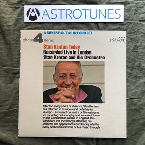 原信夫Collection 美盤 美ジャケ 激レア 1972年 米国 本国初盤 Stan Kenton 2枚組LPレコード Stan Kenton Today: Recorded Live In London