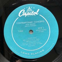 原信夫Collection 良盤 激レア 1955年 T-666 緑Label 米国 本国オリジナルリリース盤 Stan Kenton LPレコード Contemporary Concepts_画像7