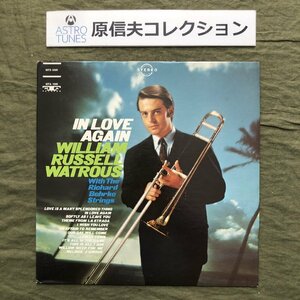 原信夫Collection 傷なし美盤 激レア 1968年 米国 本国初盤 William Russell Watrous LPレコード In Love Again