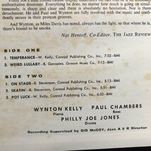 美盤 VJLP-3011 米国 本国盤 ウィントン・ケリー Wynton Kelly LPレコード Kelly At Midnite Paul Chambers, Philly Joe Jones_画像6