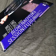 傷なし美盤 美ジャケ 新品並み 1988年 藤井尚之 LPレコード Blow Session 帯付 ロック 土屋昌巳 森山達也 浅田孟 伊藤広規 チェッカーズ_画像4