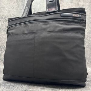 TUMI●極美品●トゥミ コンパニオン メンズ トートバッグ ショルダー ビジネスバッグ ブリーフケース ブラック 黒色 A4 通勤 肩掛け 正規品