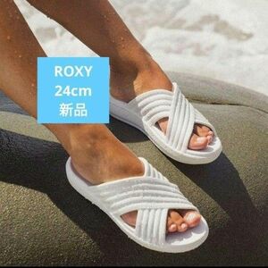 24cm★ROXY　ロキシー　スライドサンダル RIVIE レディース