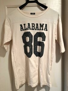 【中古品・古着】JOURNAL STANDARD ジャーナルスタンダード ALABAMA FREEサイズ ナンバリング Tシャツ