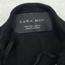 ZARA MAN ザラ ロングコート 羽織り コットン 麺 変形デザイン モード 春秋 メンズ Lサイズ _画像4