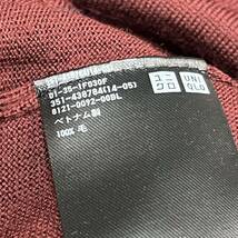 UNIQLO ユニクロ エクストラファインメリノVネックセーター 351-438784 ニットセーター メリノウール ウール100% メンズ XLサイズ_画像5