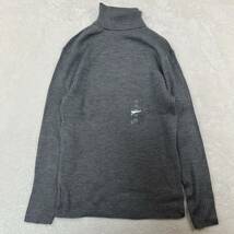 【新品 未使用 タグ付 3点セット】UNIQLO ユニクロ リブタートルネックセーター 351-421270 タートルニット ウール メンズ XLサイズ_画像4