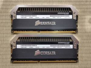 CORSAIR DOMINATOR PLATINUM PC3-12800 DDR3 1600MHz メモリ 8GB×2枚 計16GB